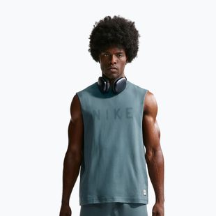 Мъжка тренировъчна тениска Nike Athletic Club Dri-Fit mineral slate/mineral slate