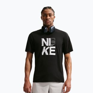 Мъжка тренировъчна тениска Nike Hyverse Dri-Fit Persian black/white