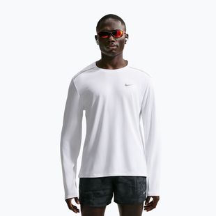 Мъжка блуза за бягане с дълъг ръкав Nike Miler Dri-Fit UV white