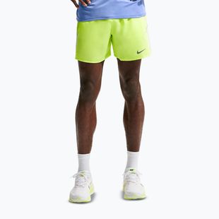 Мъжки къси панталони/шорти Nike Miler Dri-Fit Brief Lined 5" volt ice/barely volt