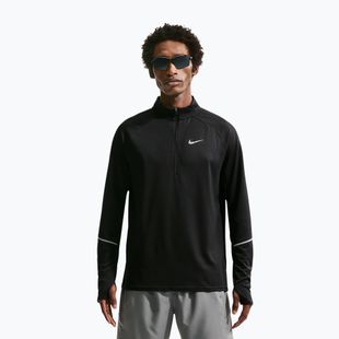 Мъжки суитшърт за бягане Nike Miler Dri-Fit UV 1/2 Zip black
