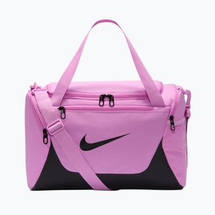Чанта за тренировка/фитнес Nike Brasilia Duffel Extra Small 24 l light magenta/black/black