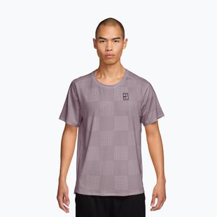 Мъжка тениска/фланелка за тенис Nike Court Dri-Fit Advantage Print light violet ore/black