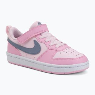 Детски обувки Nike Court Borough Low Recraft pink foam/pink rise/white/ashen slate