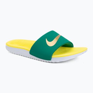 Чехли Nike Coffee malachite/sonic yellow/metallic gold