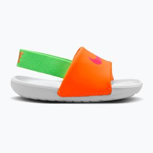 Детски чехли Nike Kawa total orange/green strike