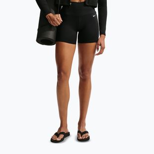 Дамски къси панталони/шорти Nike One High Waisted Biker 5" black/black/white