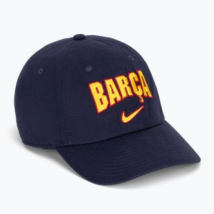 Шапка с козирка Nike FC Barcelona Club Cotton blackened blue