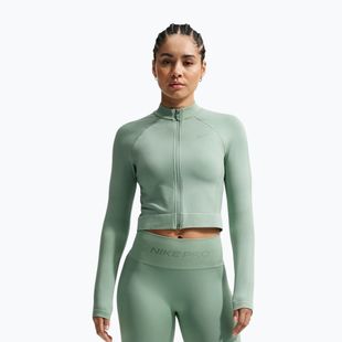 Дамски суитшърт за тренировка Nike Pro Seamless Full Zip Top steam