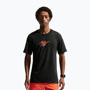 Мъжка тениска за бягане Nike AeroSwift Dri-Fit black/bright crimson