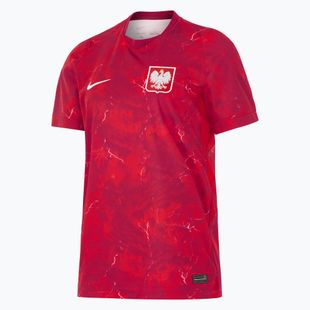 Дамска футболна тениска Nike Dri-Fit Poland Stadium Away 2026 noble red/sport red