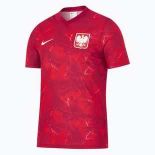 Мъжка футболна фланелка Nike Dri-Fit Poland Away 2026 noble red/sport red