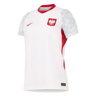 Дамска футболна тениска Nike Dri-Fit Poland Stadium Home 2026 white/field silver