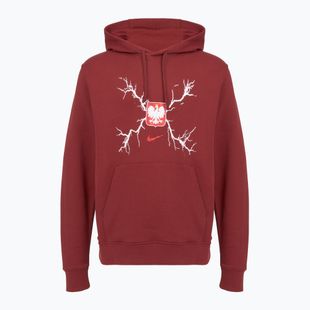 Мъжки суитшърт Nike Pullover Hoodie team red