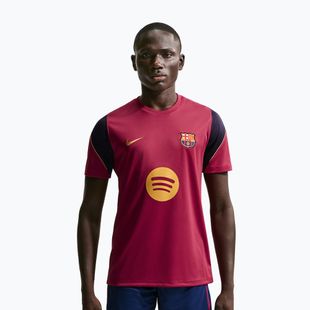 Мъжка футболна фланелка Nike FC Barcelona Strike Soccer Dri-Fit noble red/blackened blue/mineral yellow