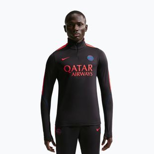 Мъжки футболен суитшърт Nike Paris Saint-Germain Strike Dri-Fit Soccer Knit Drill Top black/global red/global red