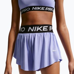 Детски къси панталони/шорти Nike Pro Dri-Fit 2in1 light thistle/black/white