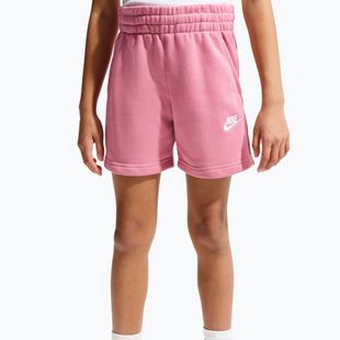 Детски шорти Nike Sportswear Club Fleece peony/peony/white