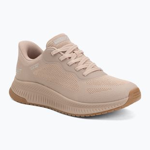 Дамски обувки SKECHERS Bobs Squad 4 Staple Look beige