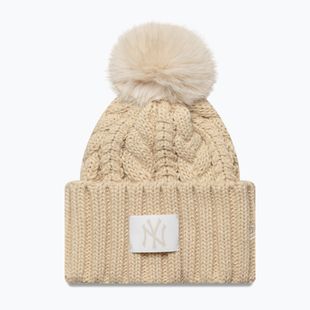 Дамска зимна шапка New Era Cable Wide New York Yankees stone