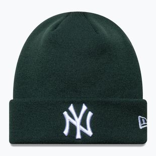 Зимна шапка New Era League Essential New York Yankees dark green/white