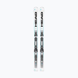 Ски за спускане със ски автомати HEAD WC Rebels e-SL RP EVO 14 + Freeflex 14 GW white/black