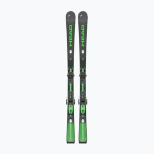 Ски за спускане със ски автомати HEAD Supershape e-Magnum SW BB-PR + Protector Evo PR 13 GW black/green