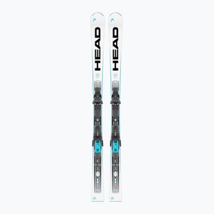 Ски за спускане със ски автомати HEAD WC Rebels e.SLR LYT-PR + PR 11 GW white/blue