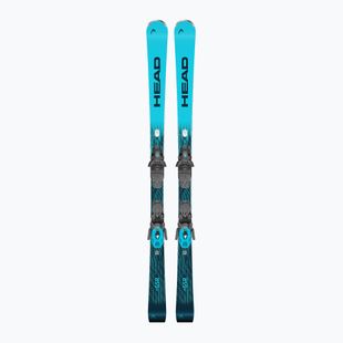 Ски за спускане със ски автомати HEAD WC Rebels e.GSR LYT-PR + PR 11 GW black/blue