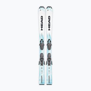 Детски ски за спускане със ски автомати HEAD Supershape JRS + Jrs 7.5 GW CA white/blue