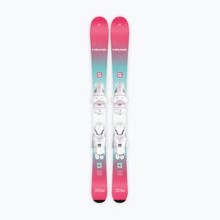 Детски ски за спускане със ски автомати HEAD Joy Easy JRS + Jrs 4.5 GW CA mint/pink