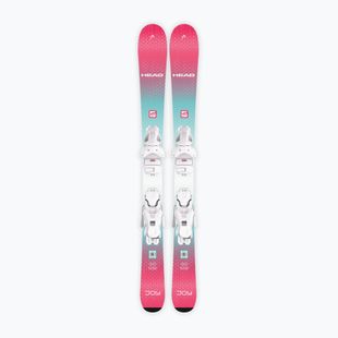 Детски ски за спускане със ски автомати HEAD Joy Easy JRS + Jrs 7.5 GW CA mint/pink