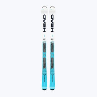 Детски ски за спускане със ски автомати HEAD Supershape Team Easy JRS + Jrs 7.5 GW CA blue/white
