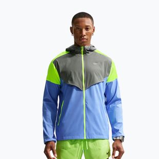 Мъжко яке за бягане Nike Impossibly Light Windrunner royal pulse/smoke grey/volt ice
