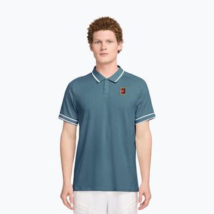 Мъжка тениска/фланелка за тенис Nike Court Heritage smokey blue/smokey blue