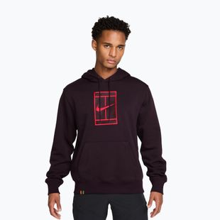 Мъжки суитшърт Nike Court burgundy ash/bright crimson