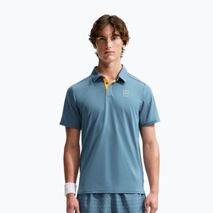 Мъжка тениска поло Nike Court Dri-Fit Advantage smokey blue/white