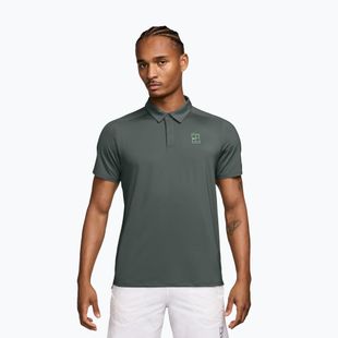 Мъжка тениска поло Nike Court Dri-Fit Advantage camo green/cucumber calm