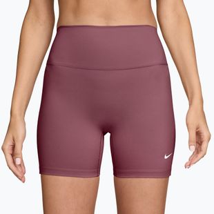 Дамски тренировъчни шорти Nike One pink smoke/white