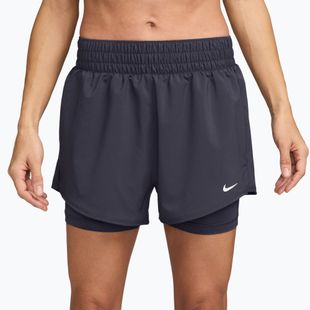 Дамски шорти Nike One Dri-Fit High-Waisted 3" 2In1 gridiron/white
