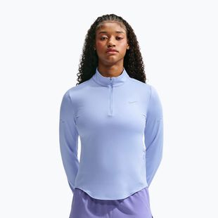 Дамски суитшърт за бягане Nike Swift Dri-FIT UV 1/4-Zip aluminum