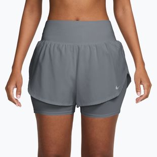 Дамски шорти за бягане Nike Tempo Flow cool grey/cool grey