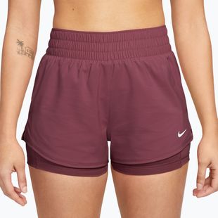 Дамски тренировъчни шорти Nike One pink smoke/white
