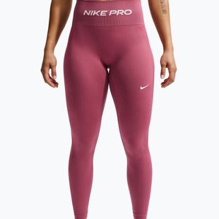 Дамски клин Nike Pro Seamless pink smoke/white