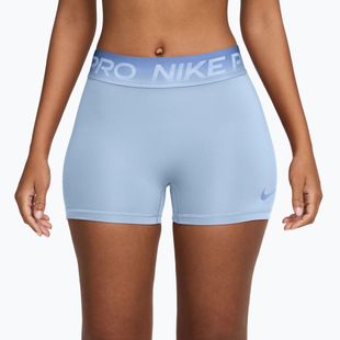 Дамски тренировъчни шорти Nike Pro hydrogen blue/aluminum