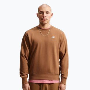 Мъжки суитшърт Nike Club ale brown/white