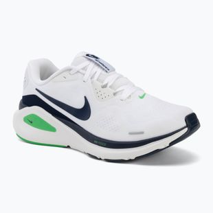 Мъжки обувки за бягане Nike Structure 26 white/green spark/midnight navy