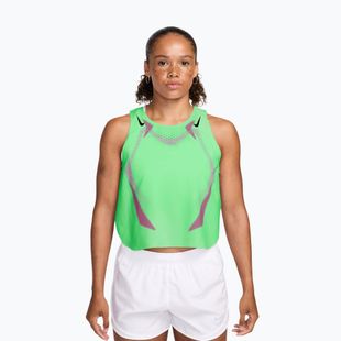 Мъжка тениска за бягане Nike AeroSwift illusion green/black/black