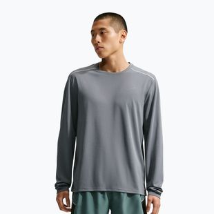 Мъжка блуза за бягане с дълъг ръкав Nike Miler Dri-Fit UV smoke grey