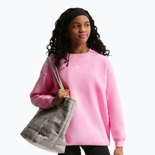 Детски суитшърт Nike Sportswear Studio pink rise/white